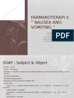 Farmakoterapi Nausea & Vomiting