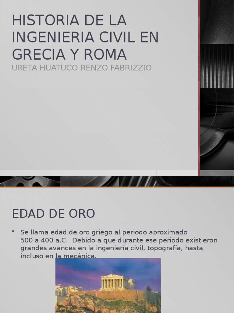 Historia de La Ingenieria Civil en Grecia y Roma Puente