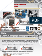 Alineación correcta de equipos rotativos