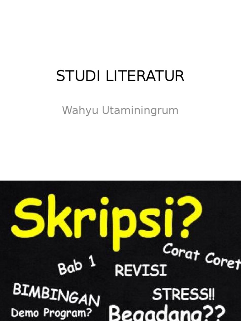 2 Studi Literatur