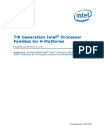 Intel 7th Gen Core Family Mobile H Processor Lines Datasheet Vol 1