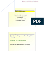 Introduction ToOperations and Production Management Chap 11