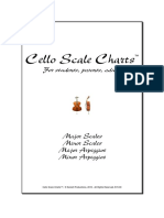Cello Scale Charts: For Students, Parents, Adults