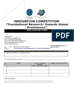Innovation Competition Form 2017 - Discover UTP - v2
