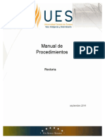 Manual de Procedimientos de la Universidad Estatal de Sonora (UES) 2014.pdf