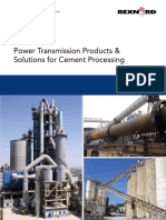 Power Transmission Products & Solutions For Cement Processing