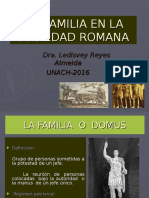 La Familia en La Sociedad Romana