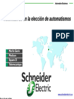 Alternativas en La Eleccion de Automatismos - Schneider PDF