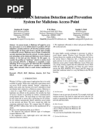 Wireless LAN Intrusion Detection and Prevention
