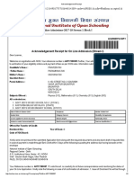 Acknowledgement Receipt Nios PDF