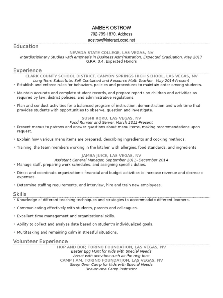 Isc Resume | PDF | Special Education | Applied Psychology