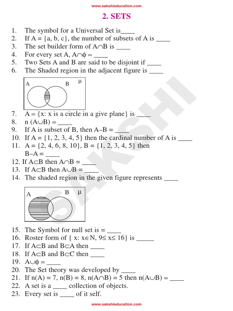 2 Sets | PDF