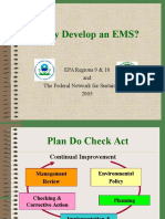 Why Develop an EMS