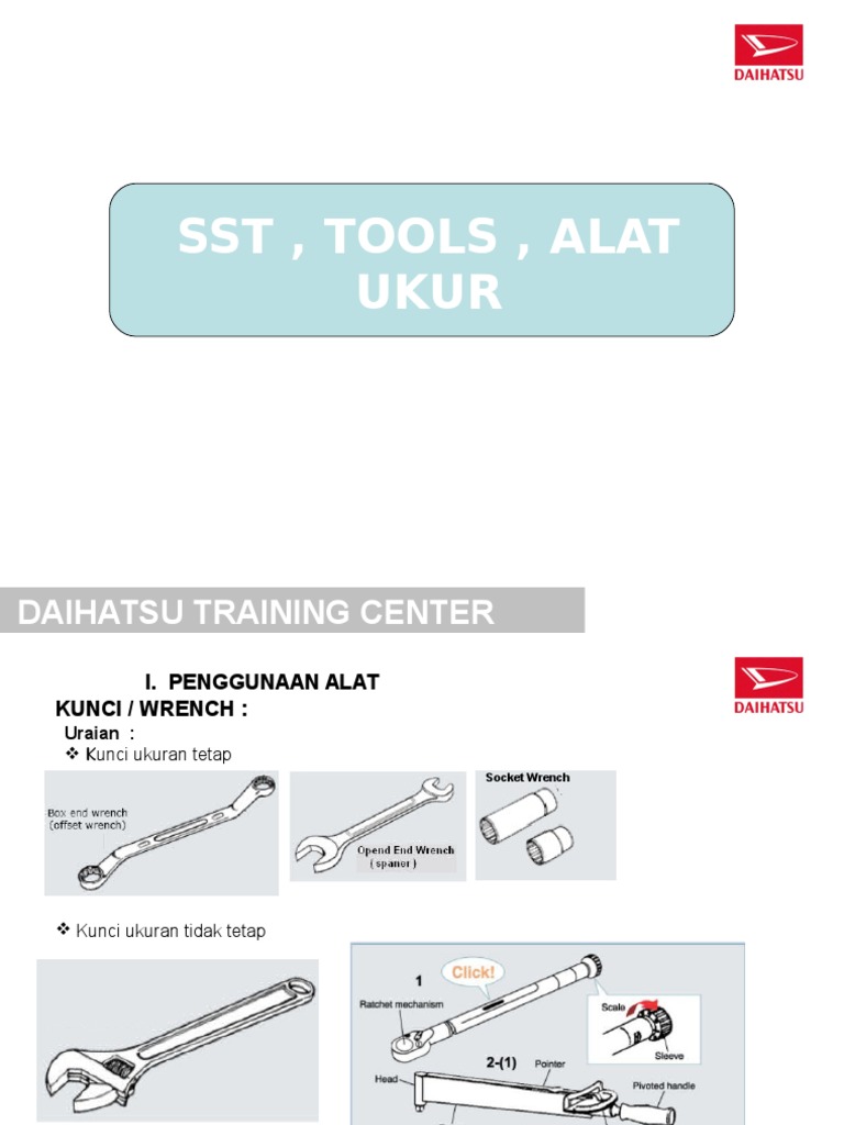 1.b. SST, Tools, Alat Ukur | PDF