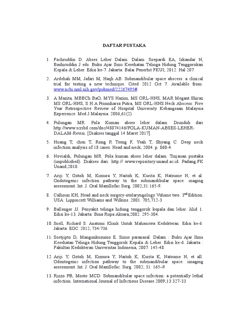 Daftar Pustaka Tht