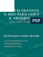 Penatalaksanaan Diit Pada Gout & Arthritis