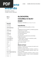 Alcachofra, Cogumelo e Alho-poró