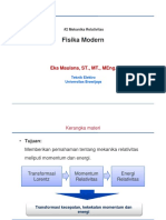 02 Fisika Modern Mekanika Relativitas PDF