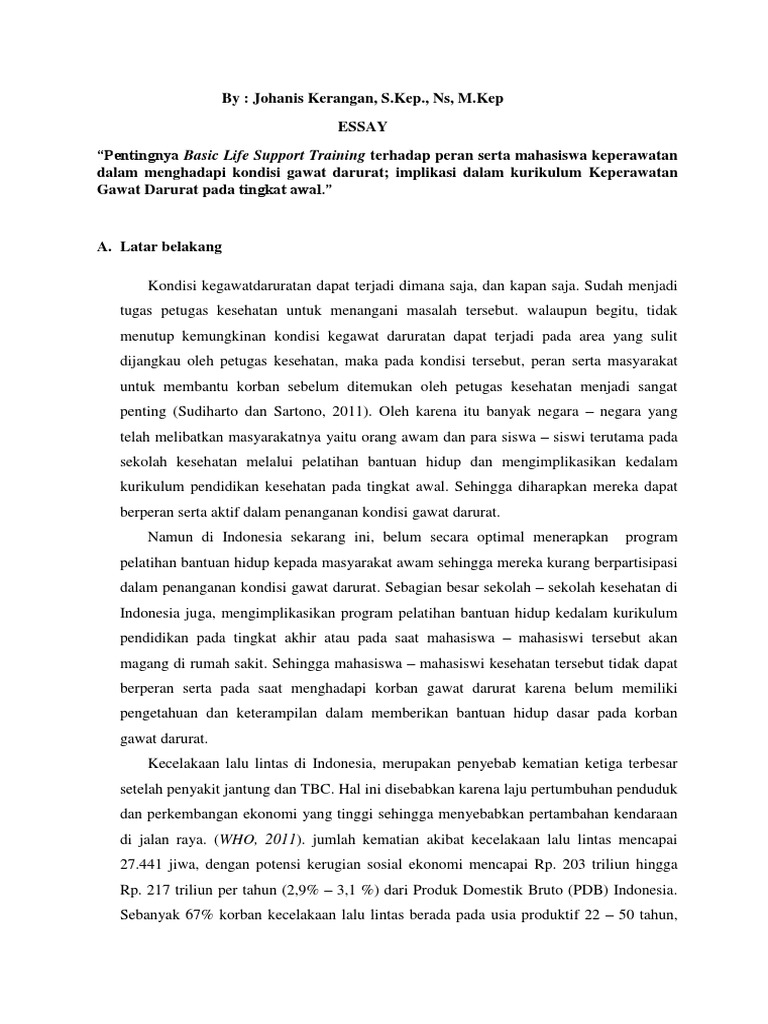 contoh pembuatan essay pdf