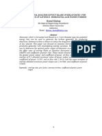 Experimental Analysis Effect Blade Overlap Ratio For Performance of Savonius Horizontal Axis Water Turbine