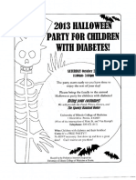 Diabetes Halloween Party 2013