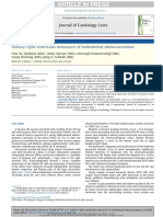 Solitary Right Ventricular Metastasis of Endometrial Adenocarcinoma