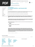 PESEAD5 QUISA CIENTÍFICA - Aula Protocolo 44351 - Metodologia Do Trabalho Científico I,