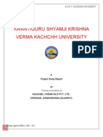 Krantiguru Shyamji Krishna Verma Kachchh University: A Project Study Report