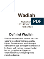 WADIAH BANK