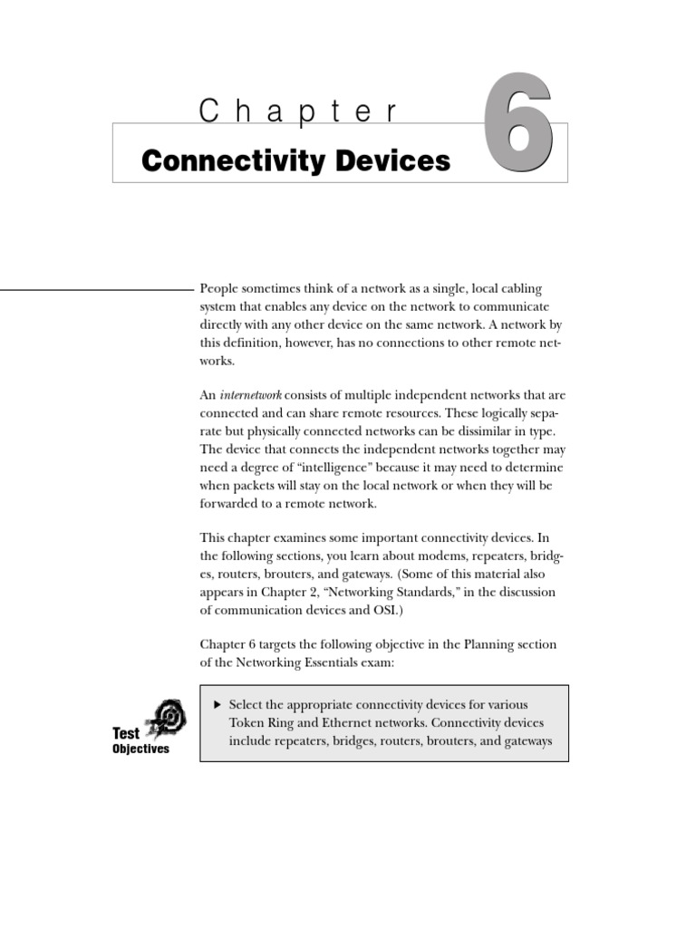 Connectivity Devices Overview and Testing | PDF