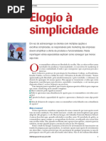 Um Elogio à Simplicidade