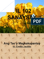 Ang Taoy Magkakapantay Ni Emilio Jacinto