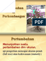 Perumbuhan & Perkembangan