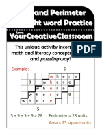 SW Area and Perimeter