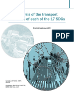 Analysis of Transport Relevance of SDGs
