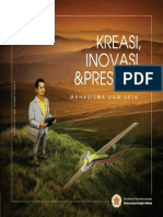 Buku Kreasi, Inovasi, Dan Prestasi Mahasiswa UGM 2016