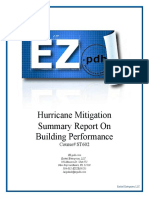 ST602 Hurricane Mitigation Report