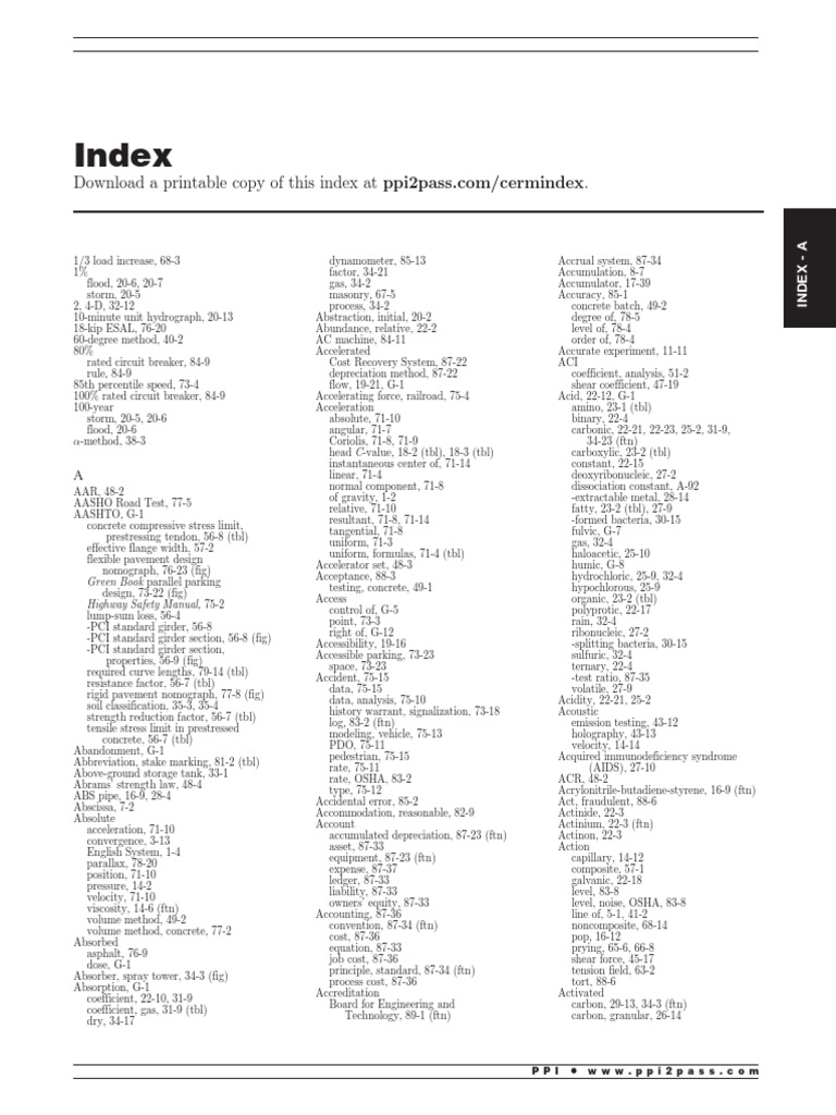 Cerm Index | PDF | Aquifer | Concrete