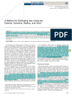 A Method For Estimating Sex Using The Clavicle, Humerus, Radius, and Ulna