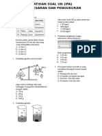 Soal UN Materi Pengukuran