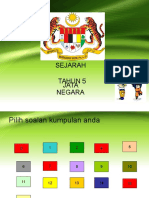 Kuiz Jata Negara SEJARAH TAHUN 5