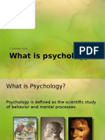 What Is Psychology?: Chapter One