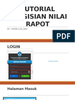 Tutorial Pengisian Nilai Rapot DAPODIK