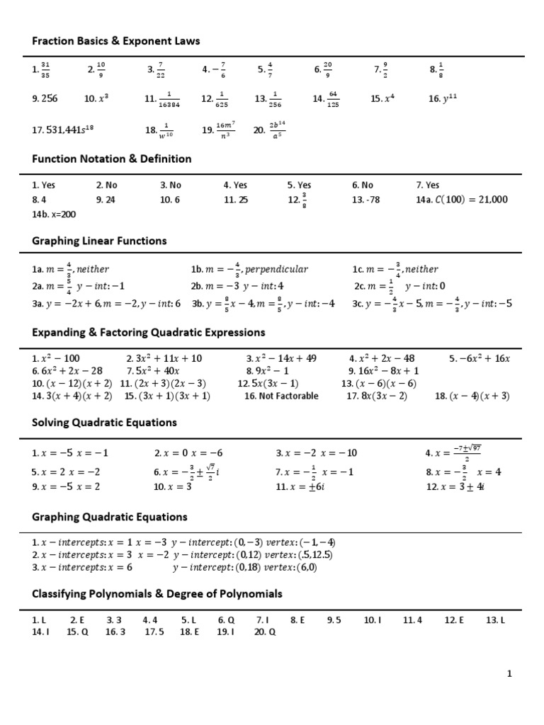 Geometry summer assignment answers picture