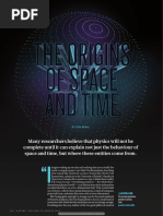 The Origins of Space and Time PDF