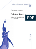 Painted Poetry Colour in Baudelaires Art Criticism Modern French Identities