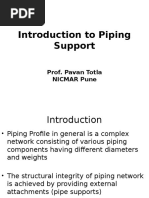 Piping Support Design Overview | PDF | Structural Steel | Pipe (Fluid ...