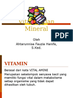 Vitamin Dan Mineral Arun