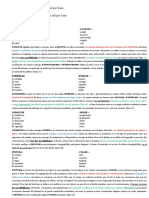 Relaciones analógicas y antónimas entre pares de términos