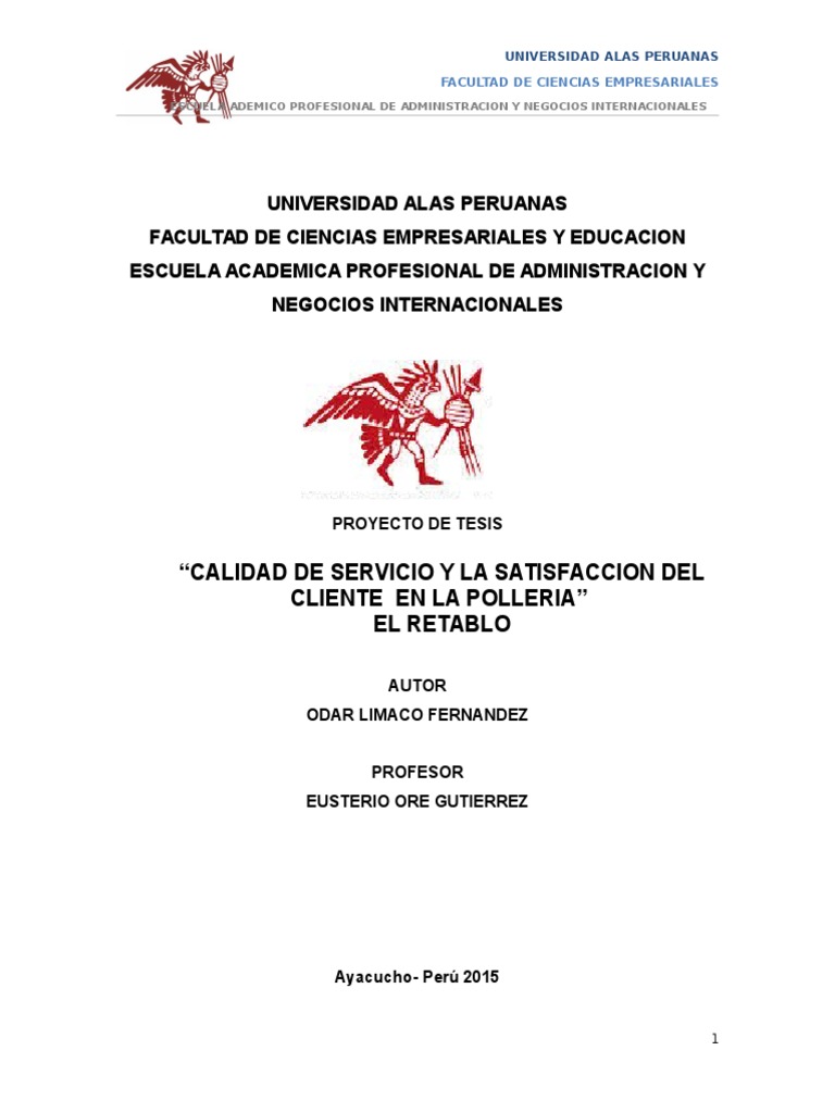 Calidad de Servicio y La Satisfacción Del Cliente | PDF | La ...
